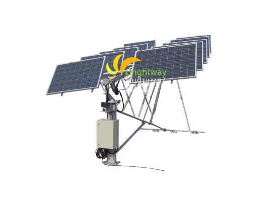 2.7 كيلو وات بنية تتبع Single Tilt Solar Solar