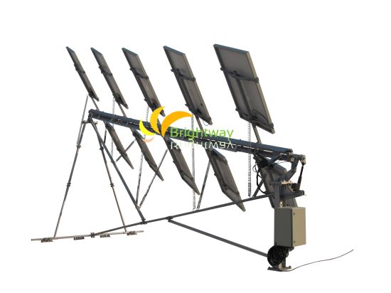 2.7 كيلو وات بنية تتبع Single Tilt Solar Solar
