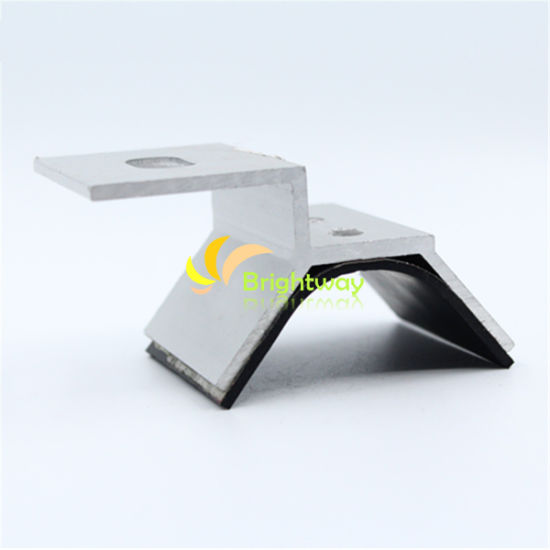 AAJ023 Clamping Aluminium لتركيب نظام الطاقة الشمسية الصلب ملون السقف