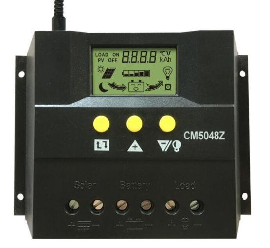 وحدة تحكم 48V/50A Solar PWM لنظام الطاقة الشمسية