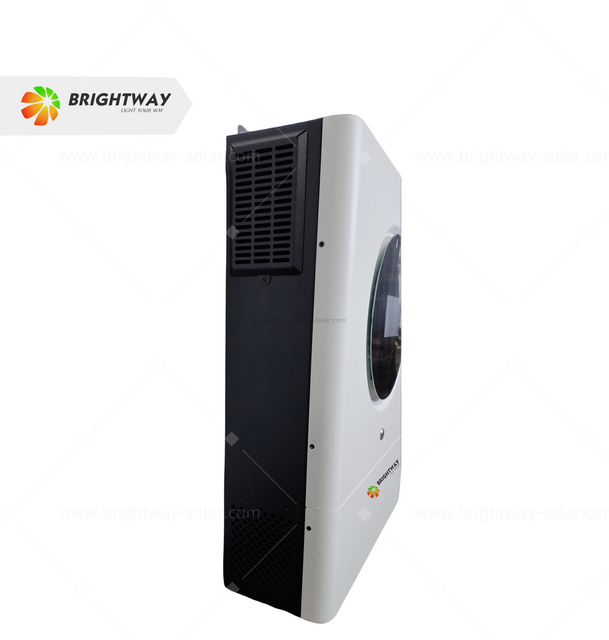 Brightway أحادي الطور DC AC العاكس 11 كيلو وات مع شاشة LCD لنظام الطاقة الشمسية المنزل