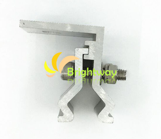 AAJ001 Clamping Aluminium لتركيب نظام الطاقة الشمسية الصلب للألوان السقف