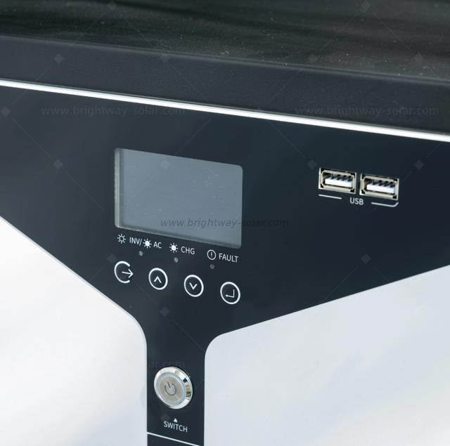 Brightway 3000W All in One Heldter Lithium Battery Solar Energy System 3.5kwh Whind بطارية 