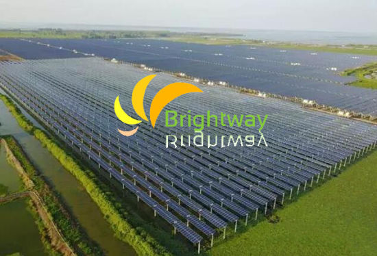 150 كيلو وات من شمسية ترتبط Tilt Single Tracker Plant Solar PV مع نظام المونينج