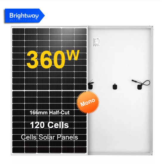 360W MONO PERC 166MM GP HALD CUT TIER 1 SOLAR PLAELS 120 CELLS