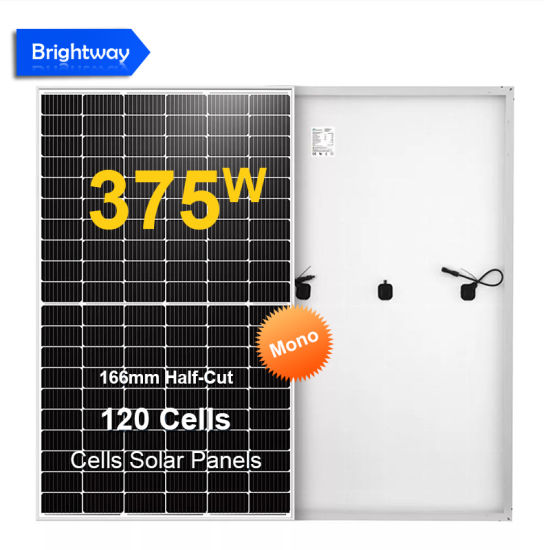 375W MONO PERC 166MM GP HALD CUT TIER 1 SOLAR PLAELS 120 CELLS