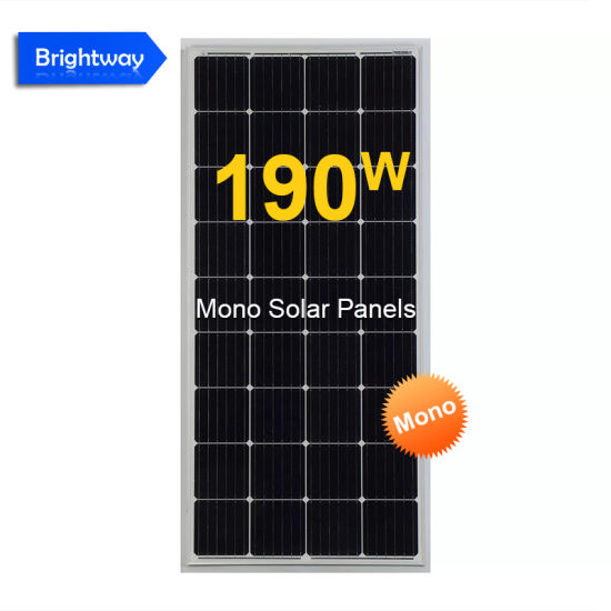 190W Mono Solar Pane