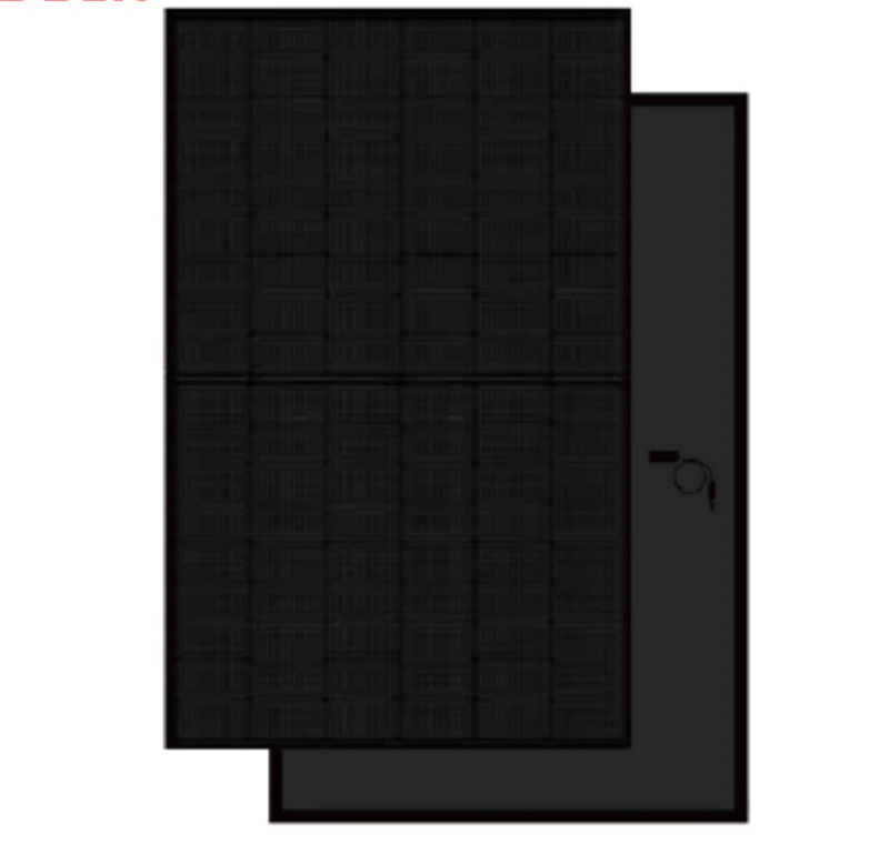 Brightway Solar 108cells 430W جميع الوحدة الشمسية السوداء للتركيبات التجارية