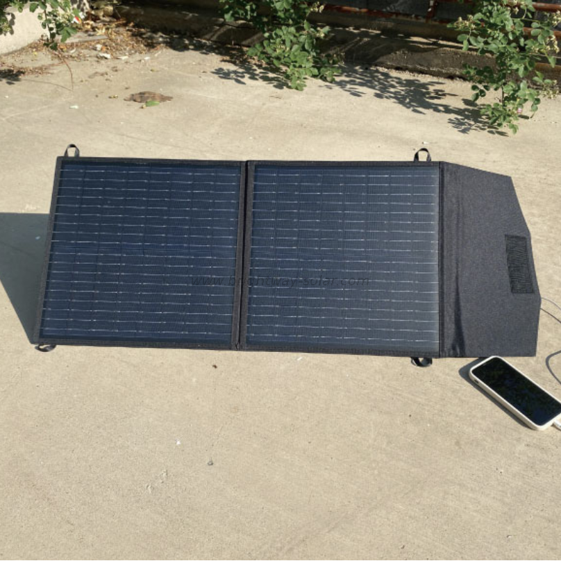 Brightway Solar Camping 45W ETFE Solar Panel DC USB Type-C Mobile Power Charger 
