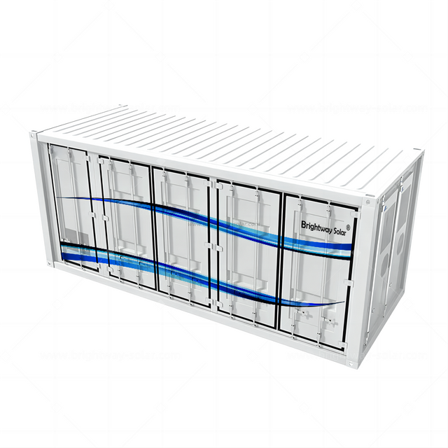 Brightway Solar 250kWh 500kWh بطارية الطاقة الشمسية بطارية 20 قدمًا مع BMS و EMS