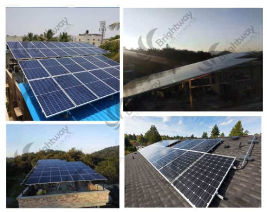 المنزل أو التجاري 5KW 5000W شبكة الطاقة الشمسية مربوطة