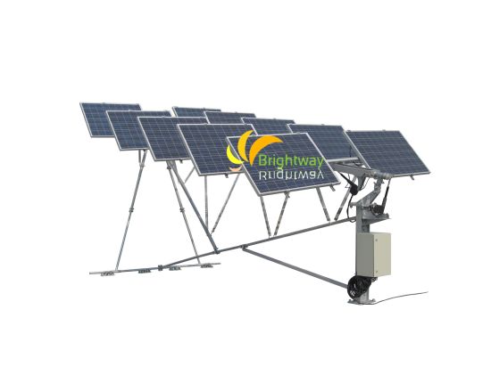 2.7 كيلو وات بنية تتبع Single Tilt Solar Solar