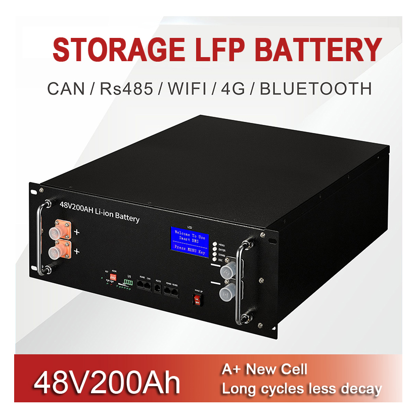 بطارية الليثيوم 48V200AH 51.2V 200AH نظام تخزين الليثيوم أيون