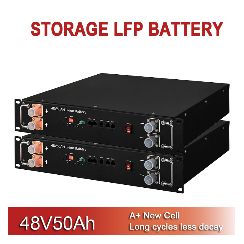 بطارية الليثيوم 48V50AH 51.2V 50AH نظام تخزين طاقة ليثيوم أيون