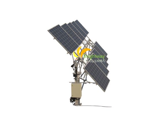2.7 كيلو وات بنية تتبع Single Tilt Solar Solar