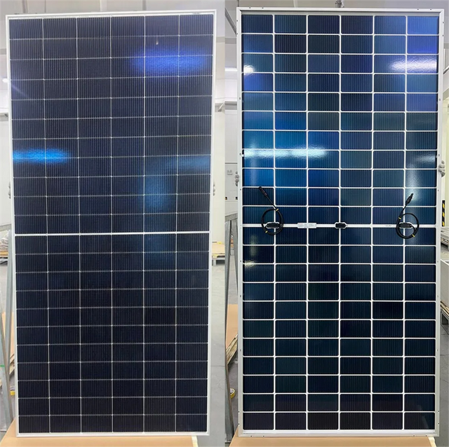 Brightway Solar 625W 182mm 105mm Bifacial 132 Cell PV Module لنظام الطاقة الشمسية