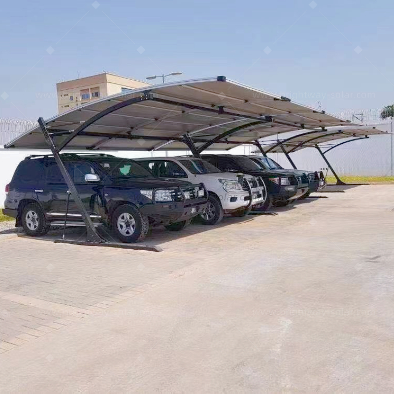 Brightway Solar Best Quality Triple Carport Solar Solar System Aluminium Carport 