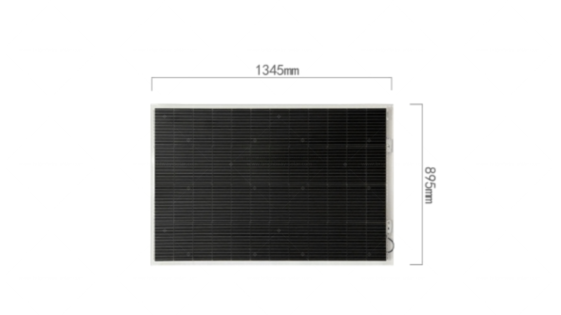 Brightway Solar 230W كامل اللوحة الكهروضوئية الكهروضوئية لوحة الطاقة الشمسية أحادية البلوري