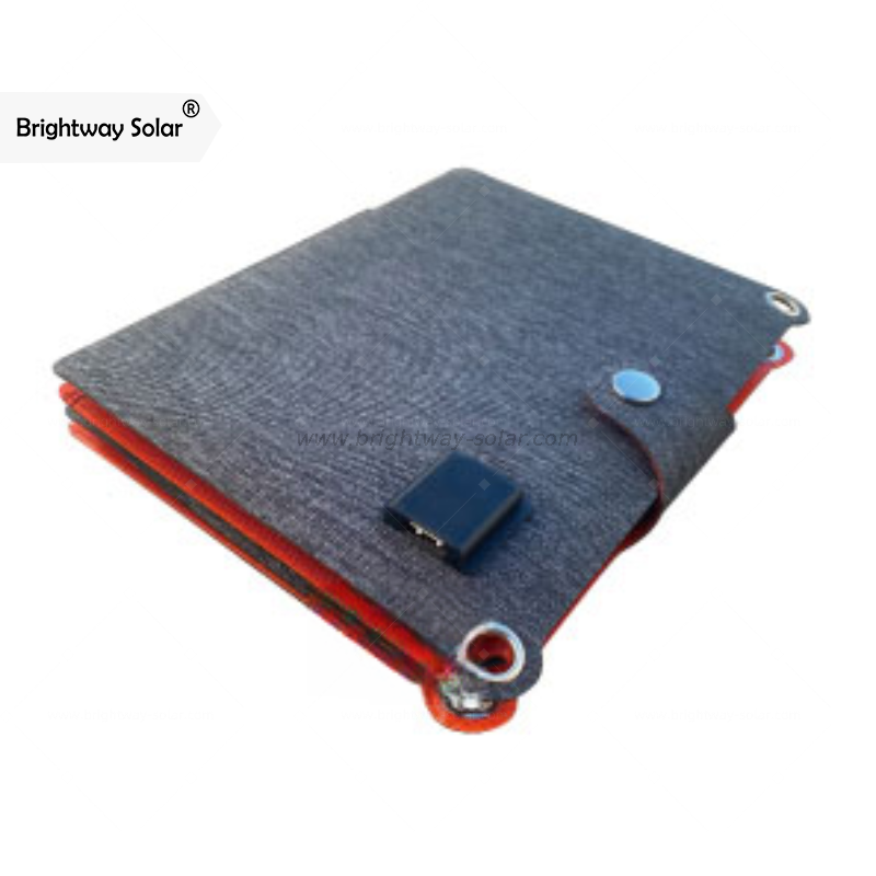 لوحة الطاقة الشمسية المحمولة في Brightway 20W أعلاه لشحن الهواتف الذكية