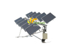 2.7 كيلو وات بنية تتبع Single Tilt Solar Solar