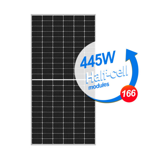 445W MONO PERC 166MM GP HALD CUT TIER 1 SOLAR LOALS 144 CELLS
