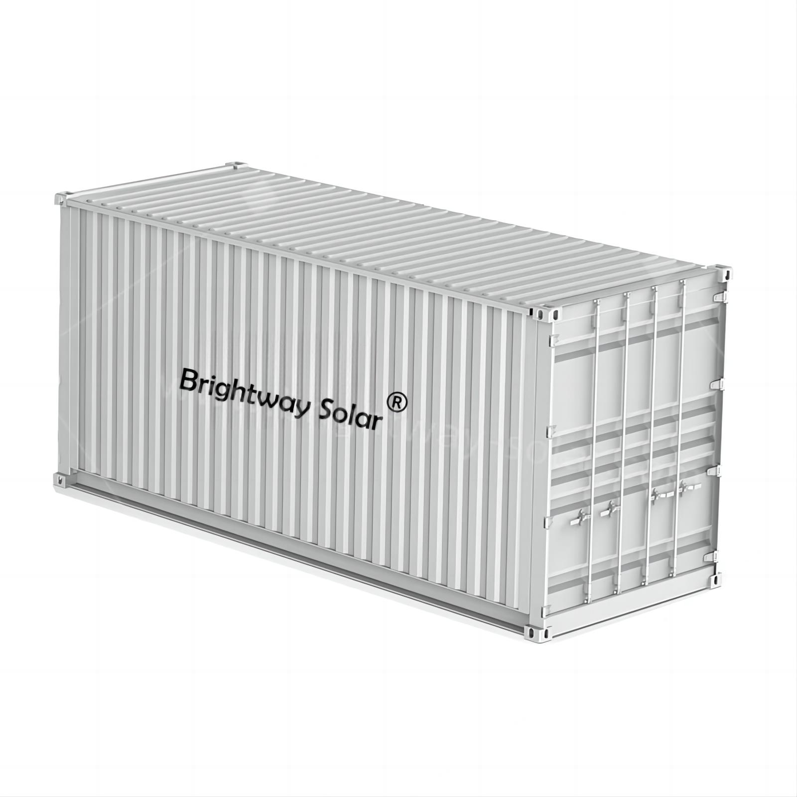 Brightway Solar 500kWh إلى 1MWH نظام الطاقة الشمسية الصناعية من نظام الطاقة الشمسية الشبكة 