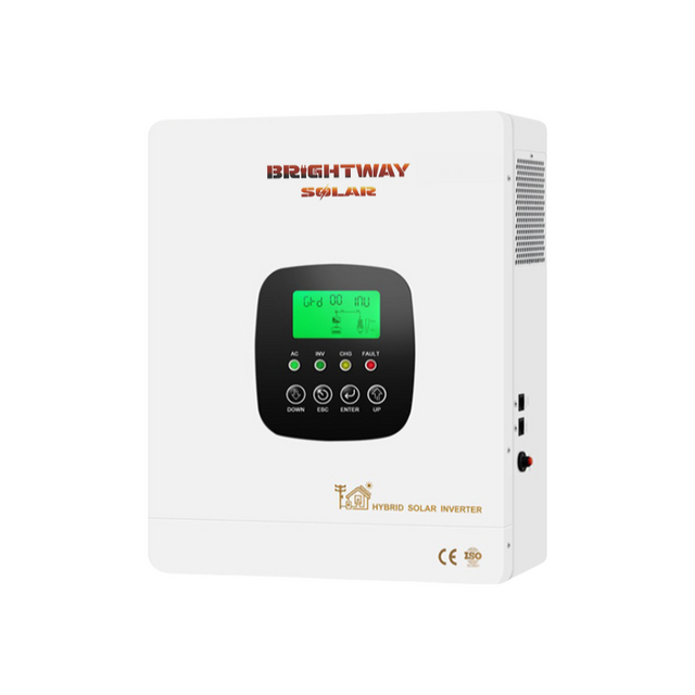 Brightway Solar 6300W عاكس الطاقة الشمسية مزدوجة الجهد مع MPPT والوظائف الهجينة