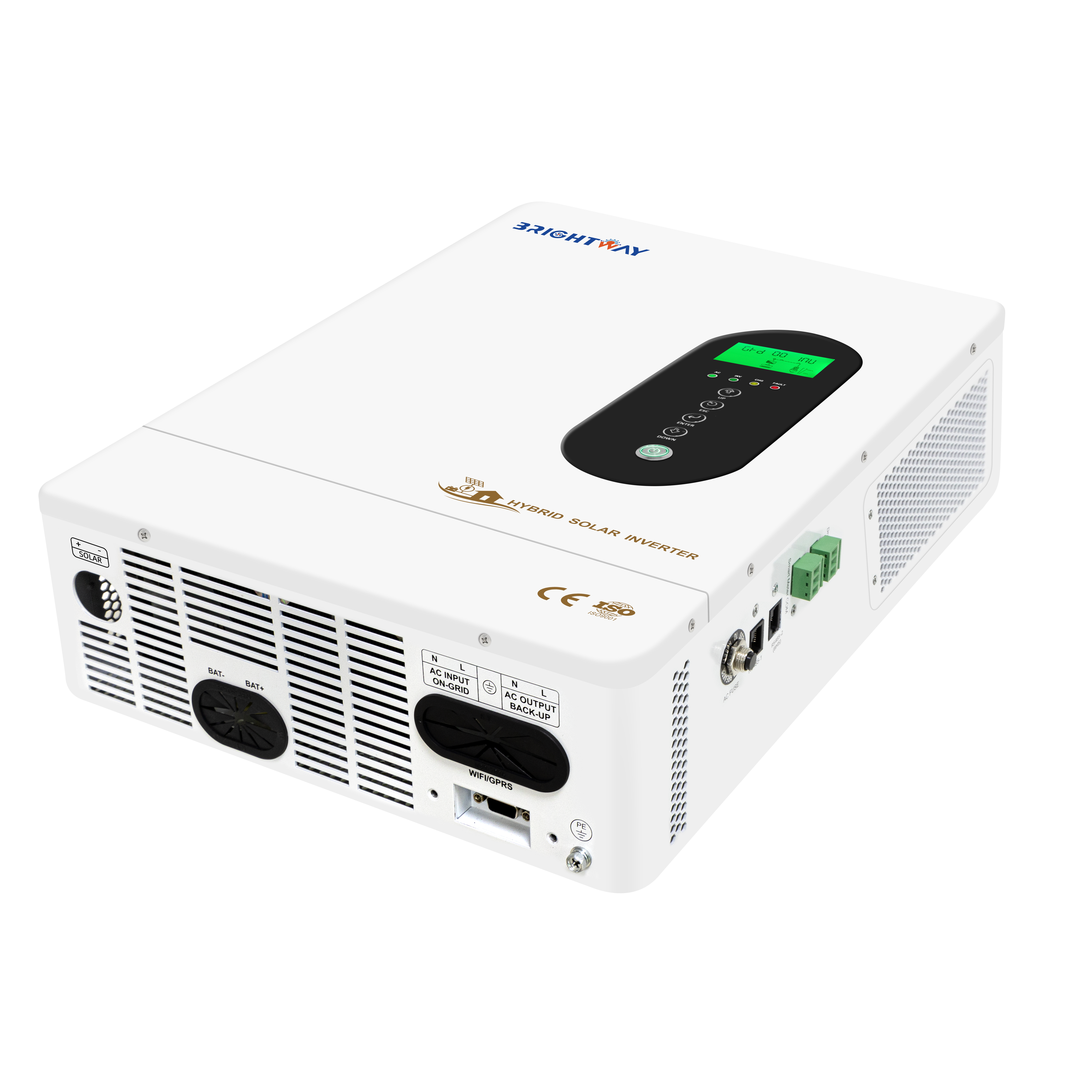 Brightway Solar Dual Output Max 6KW Solar Hybrid Herverter للأسرة المعيشية