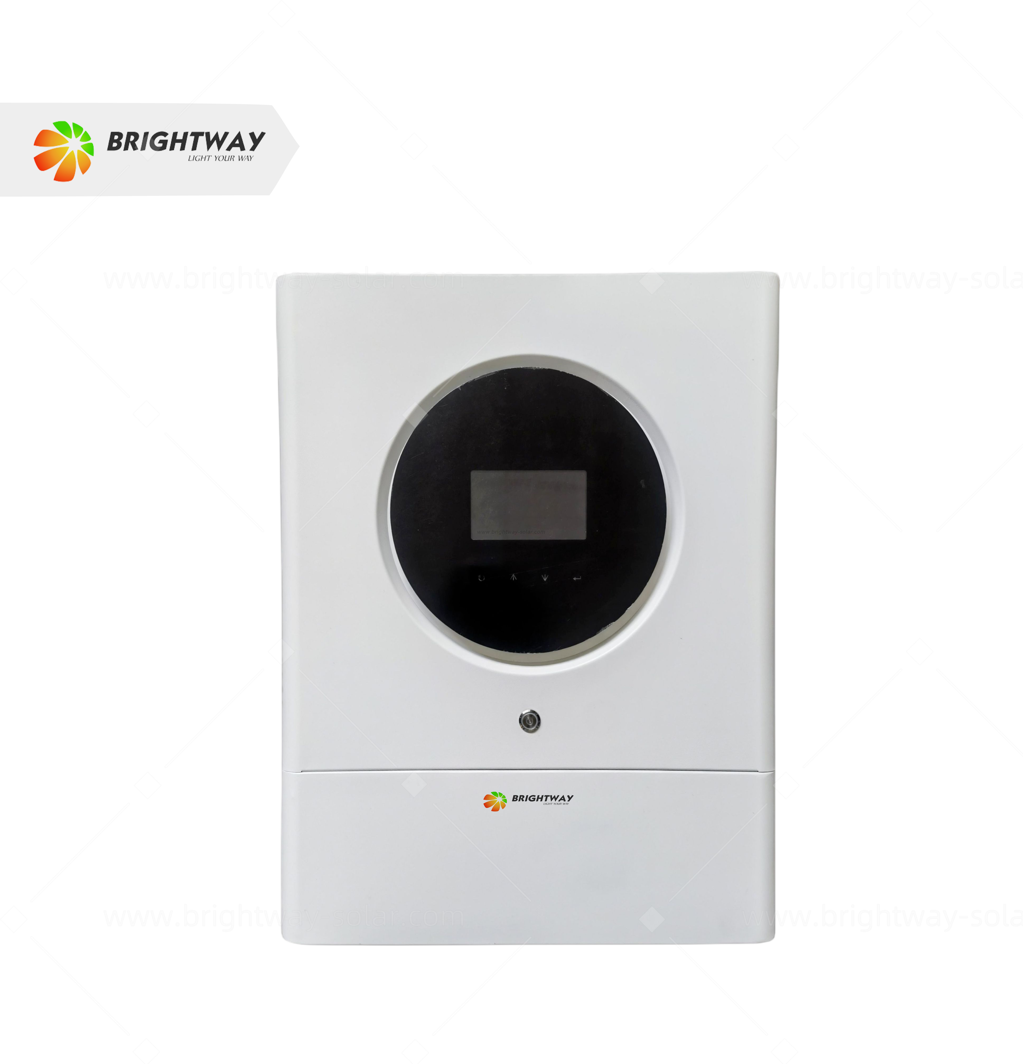 Brightway أحادي الطور DC AC العاكس 11 كيلو وات مع شاشة LCD لنظام الطاقة الشمسية المنزل