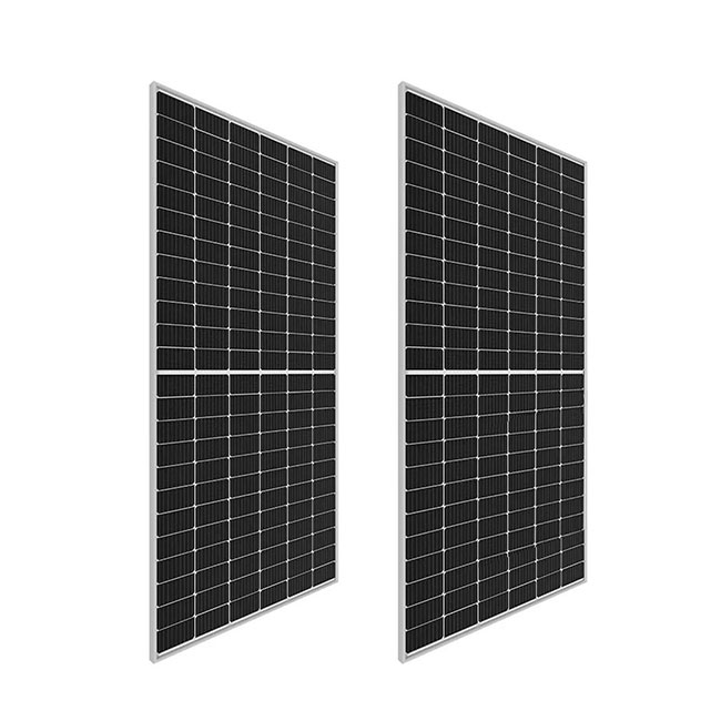 Mono 182mm خلايا نصف قطع الألواح الشمسية 144 خلايا 525W