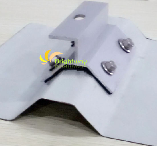 AAJ020 Clamping Aluminium لتركيب نظام الطاقة الشمسي من الصلب السقف