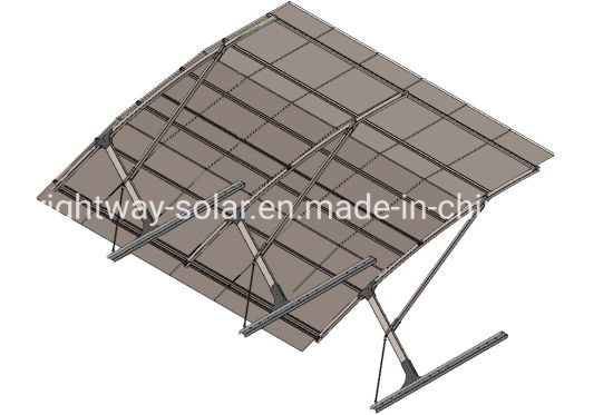 نظام شمسي Solar Canopy Solar Carport System of 1 Car 2 Cars 3 سيارات للمنزل والفندق والمكتب والمدرسة والمصنع