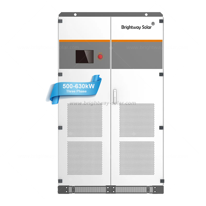 Brightway Solar 600kW 3 طور microgrid تخزين الطاقة كمبيوتر العاكس لحل الطاقة