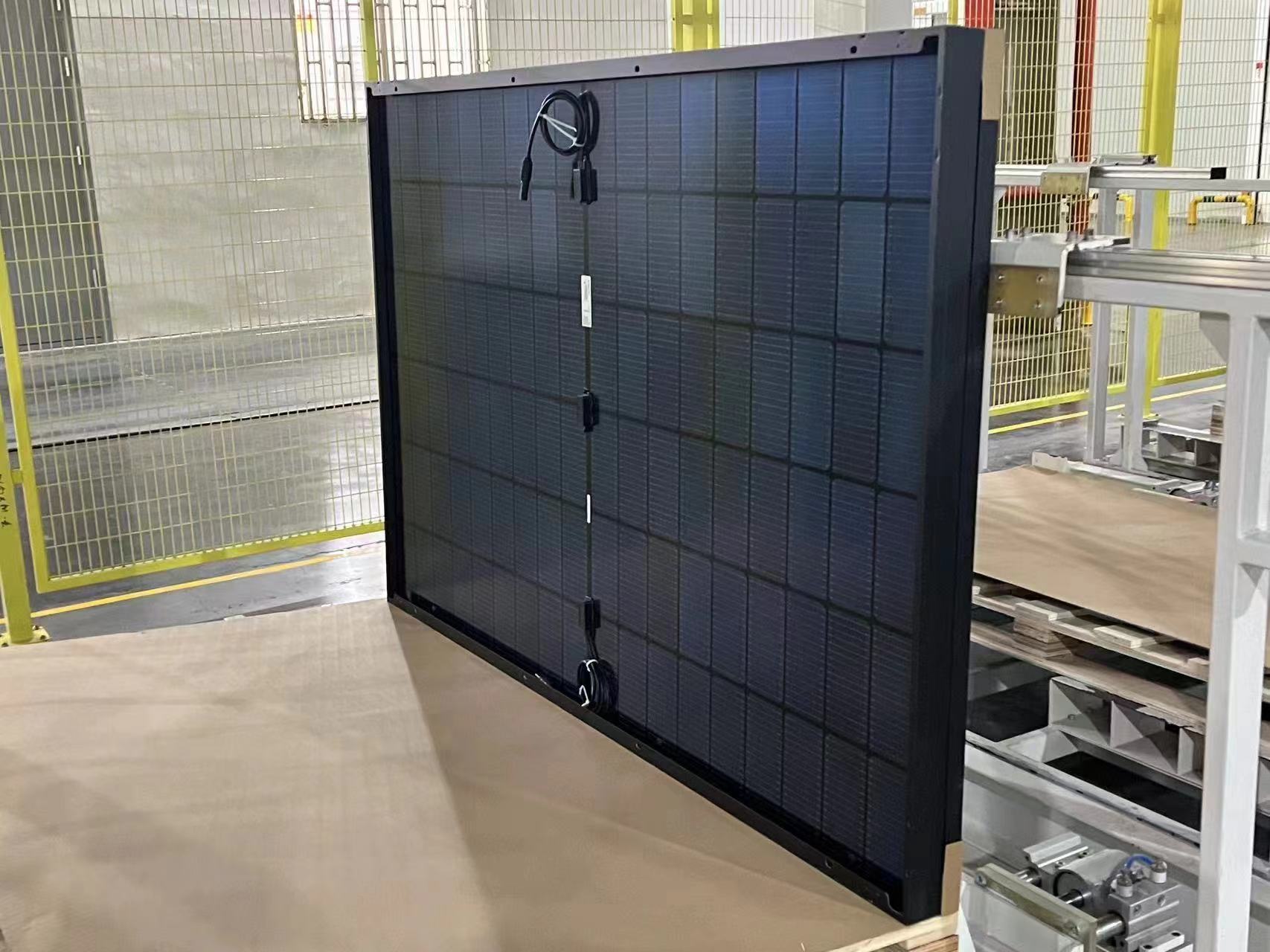 Brightway Solar 108cells 430W جميع الوحدة الشمسية السوداء للتركيبات التجارية