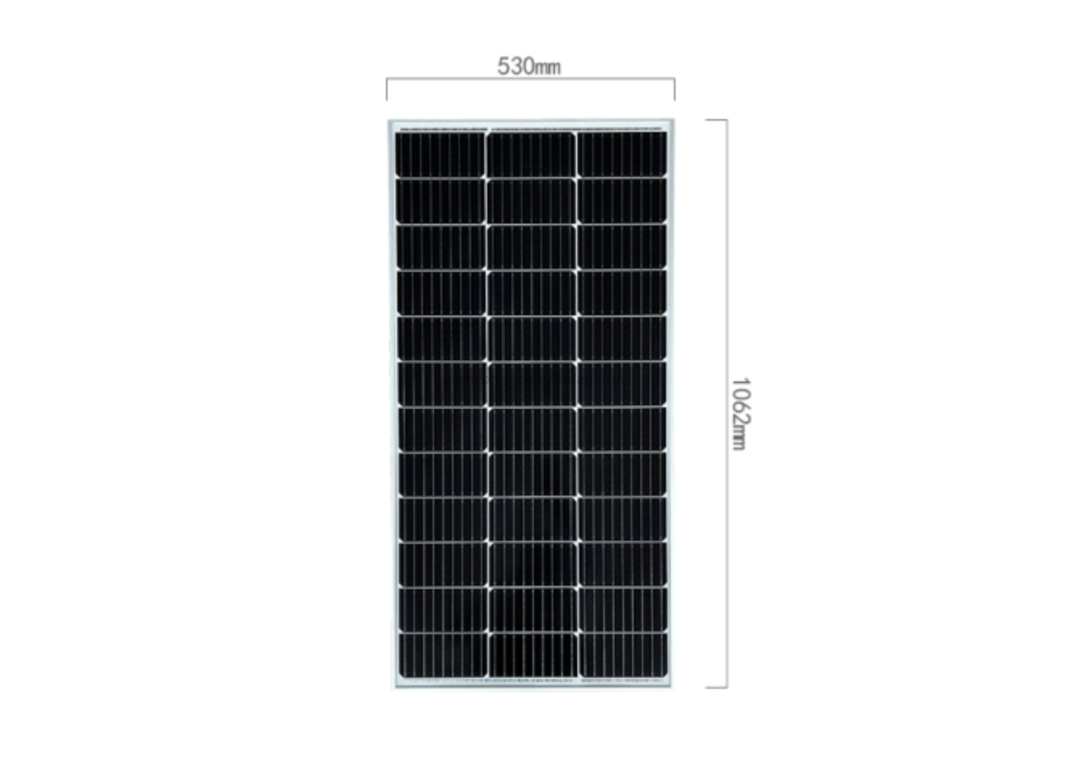 Brightway Solar 100W أحادي البلورية المحمولة لوحة الطاقة الشمسية