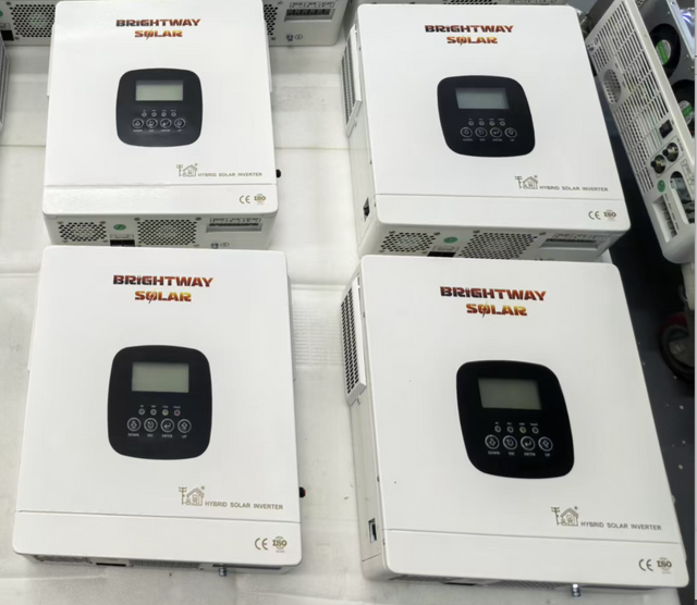 Brightway Solar 6300W عاكس الطاقة الشمسية مزدوجة الجهد مع MPPT والوظائف الهجينة