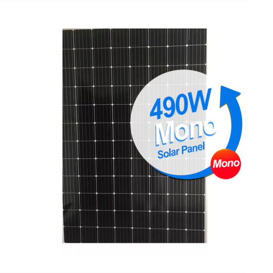 490W لوحة شمسية أحادية