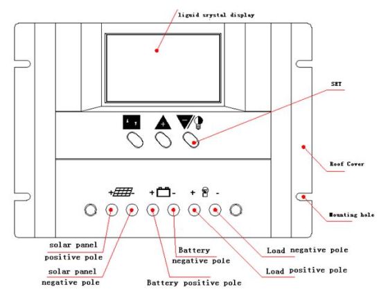 N12V/24V30A وحدة تحكم Solar PWM لنظام الطاقة الشمسية