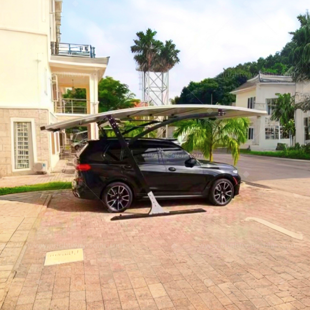 بيع الساخنة الساخن شمسية عالية الجودة مضاد للماء نظام Carport Carport Sode