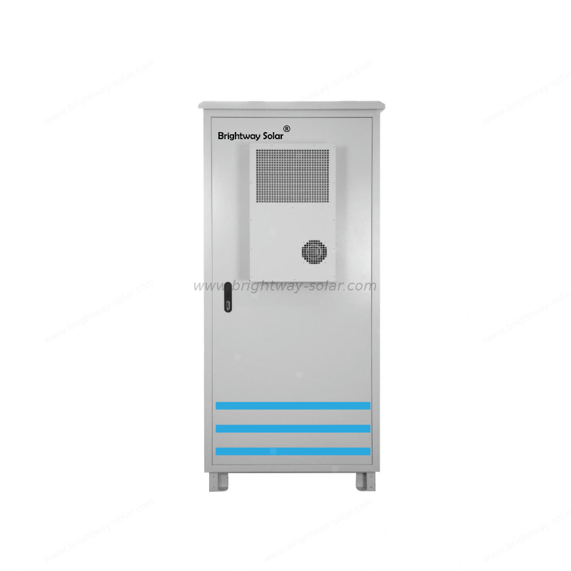 Brightway Solar Outdoor IP54 تصنيف LFP هواء تخزين الطاقة المبرد الطاقة 50 كيلو وات 200 كيلو واط ساعة للاستخدام في الهواء الطلق